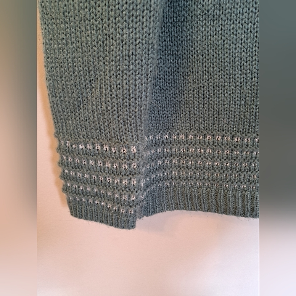 Lauren Conrad Blue Knit Sweater Large - Picture 3 of 6